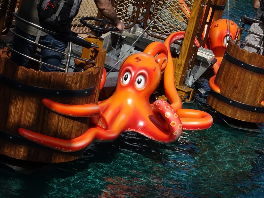 The octopuses are waiting for you to have fun.