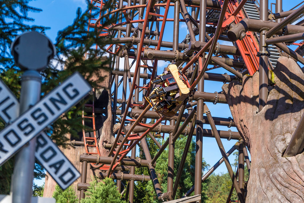 The stunning roller coasters of Fraispertuis City