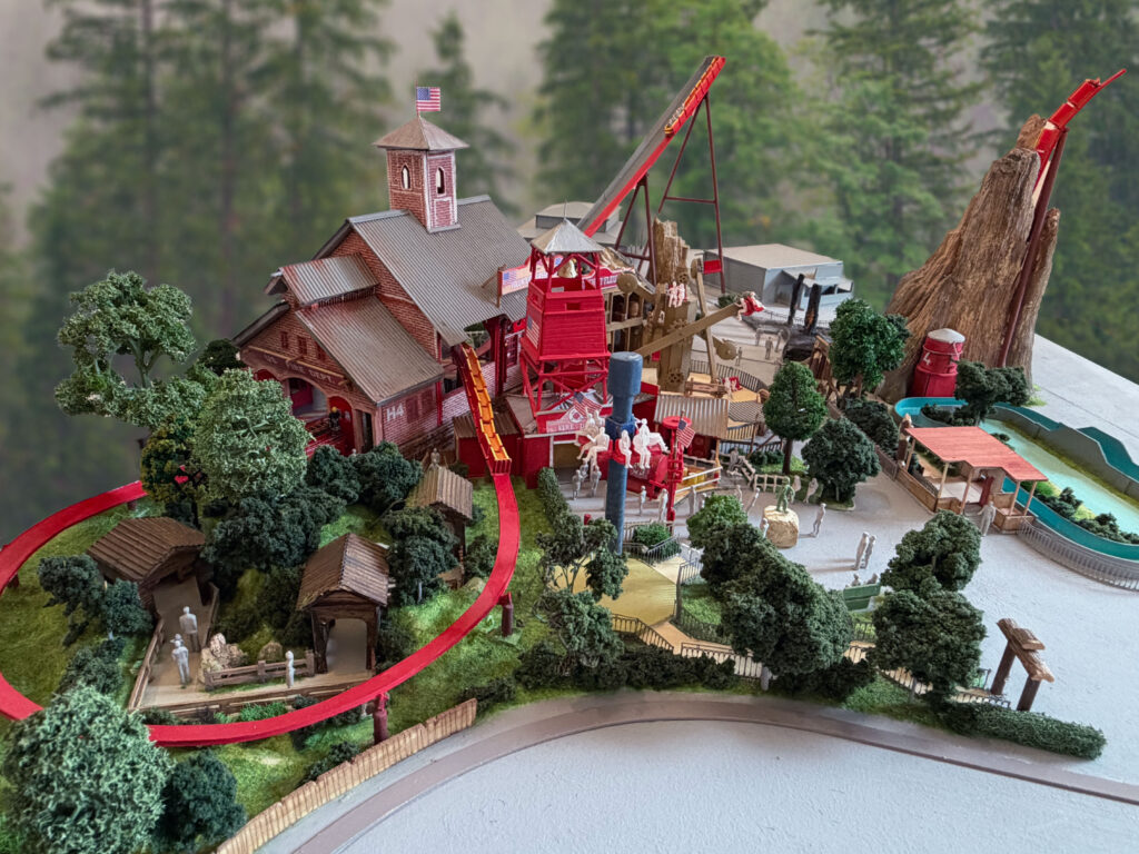 Maquette de la zone Fireline Redwoo